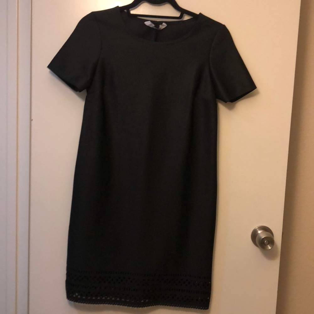 Black shift dress, sz UK 8, never worn